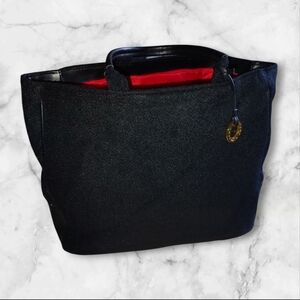 Givenchy Black Tote with Red Interior